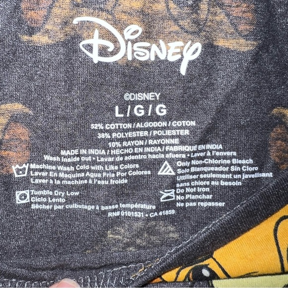Lion King Simba Disney Short Sleeve T Shirt - Picture 5 of 7